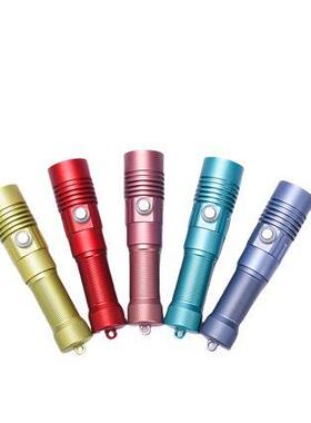 强光2000流明SST40潜水手电筒21700防水150米赶海水下打捞潜水灯