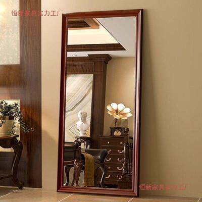 美式复古身落地镜家用卧壁挂墙服装挂店大试衣镜室网红穿衣镜NEA
