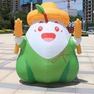 厂家定001制端午节充广气气模仿真卡粽子模商场户外场展型通览道