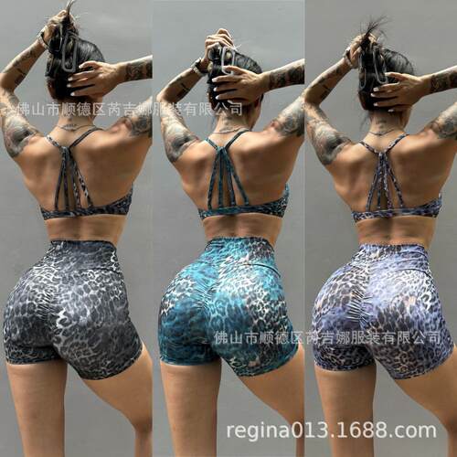 Fitness shorts, women's high waisted exercise, yoga,