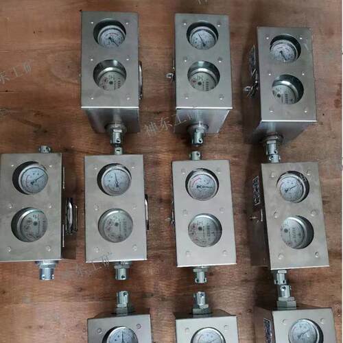 高压水表MSJ-E型煤层注水高压双表头仪器小型专用设备厂家加工
