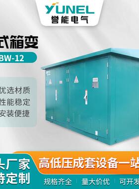 YBW-12欧式箱变成套箱式变电站高压预装式630KVa变压器房成套箱