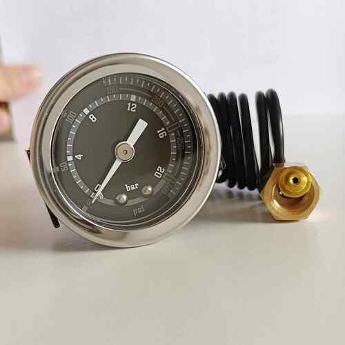 0/公斤压力表开水机泡机2咖奶啡机1.2M毛细管G18螺纹蒸SOB汽发生