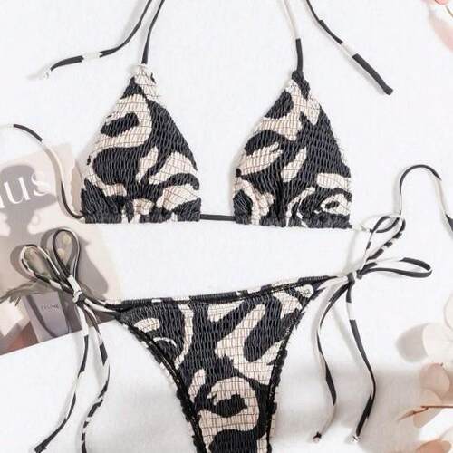 Women's bikini set, beach bikini, cable bikini swimsuit