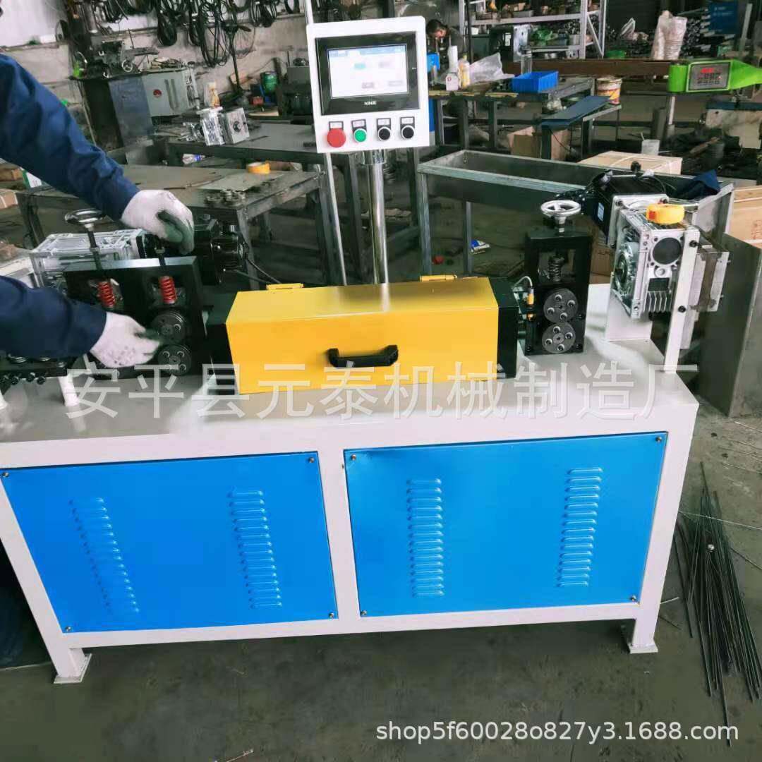 不锈钢丝高碳钢线铁线无划伤飞剪调直切断机河北高速调直机