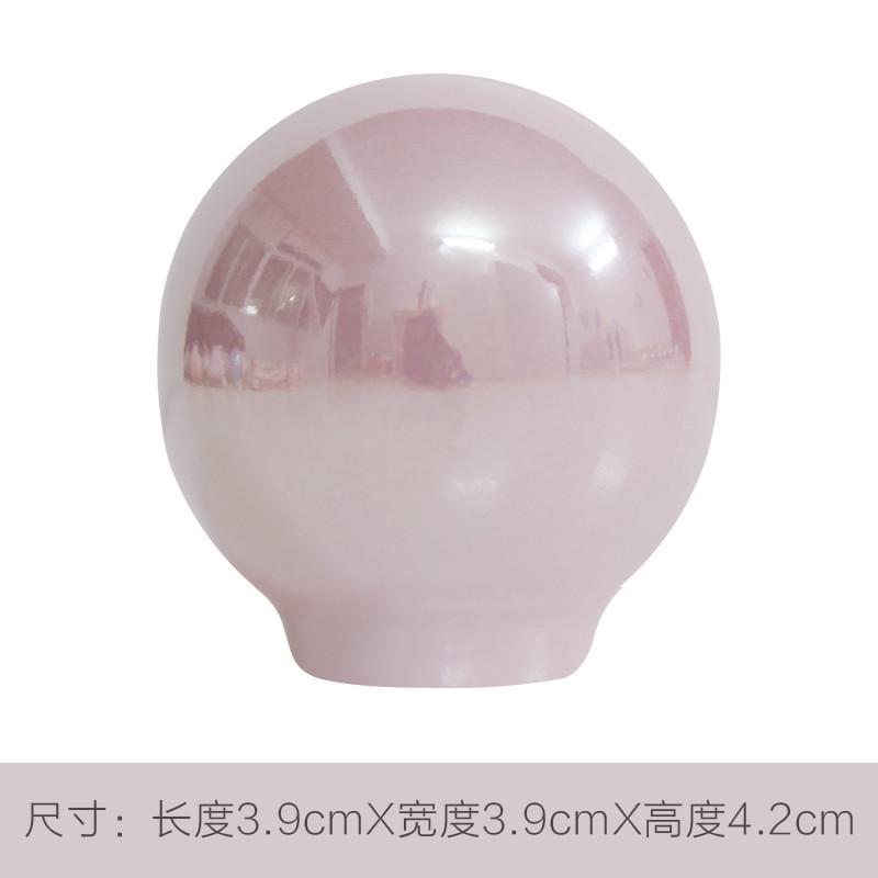 星翡法式轻奢风珍珠拉手衣柜门把手高级感柜子抽屉陶瓷女孩儿童