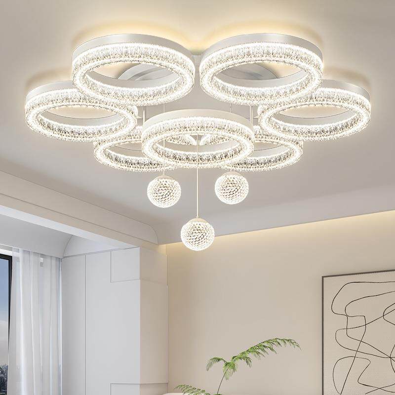 客厅吊灯2026新款客厅主灯现代简约大气餐厅风扇灯全屋套餐灯具