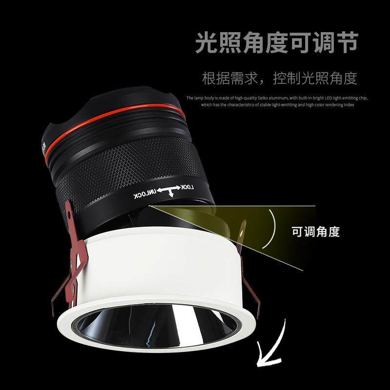 全光谱方型2头3头4头led格栅射灯7W9W10W15W20W30W40W45W洗墙射灯