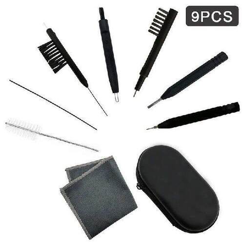9Pcs Hearing Aid Cleaning Tools Hearing Aids Cleaning Kit
