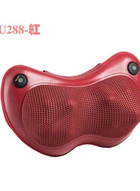 正品动OTO按摩器家用颈椎颈肩腰背部脖子全自滚捏轮揉按摩枕8头EU