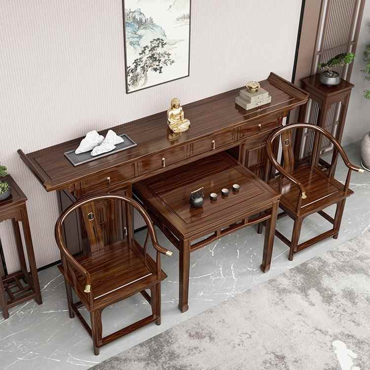 新中式实木堂六套27666八香仙桌案家用农件中村堂屋家具供桌佛台