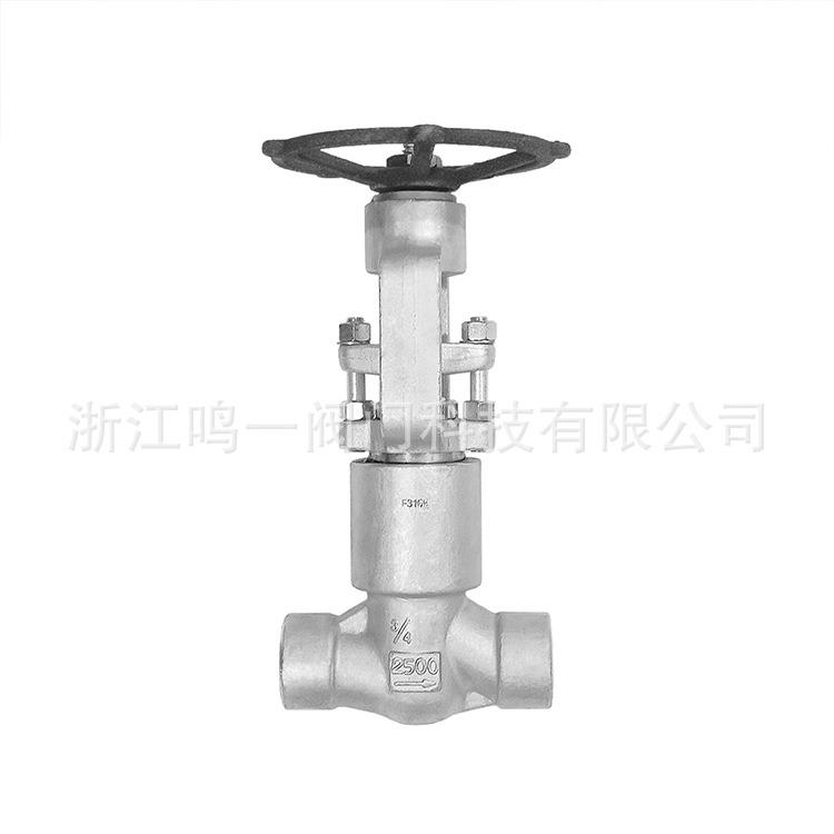不锈钢F316H高压力自密封自紧式2500LB全通径流量截止节流调节阀