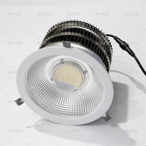 无风扇方案LED筒灯100W 120W 150W 200W 嵌入式10寸/14寸筒灯射灯