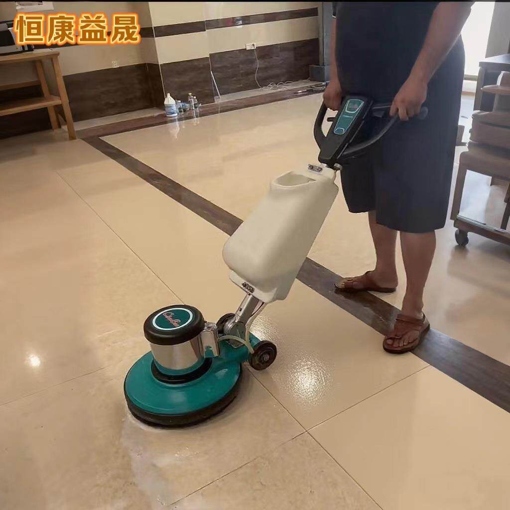 HY2A多功能电动刷地机地毯清洗机器酒店工厂手推式商用洗地机
