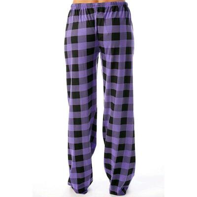 Pantalon Y2kCasual Pants Elastic Plaid Thin And Comfortable