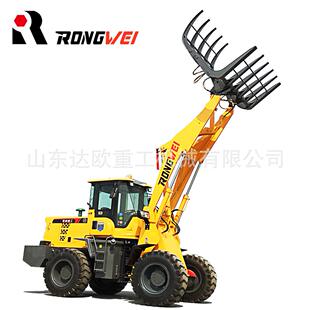 加高臂抓草机抓木机抓棉机荣威全新装 载机4.5米5米卸载高度