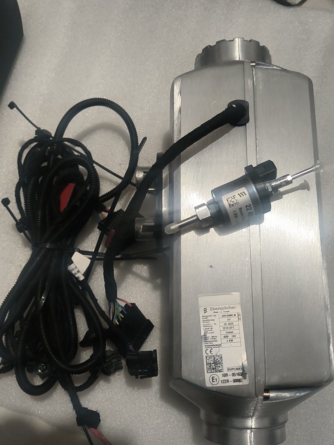 全新的埃贝赫D4运损机外壳坏了换国产铝壳了。主机油泵线束。有