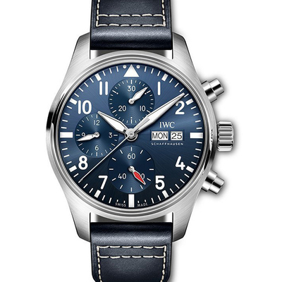 新款背透[9.8新]万国公价54200飞行员41mm自动机械男表IW388101