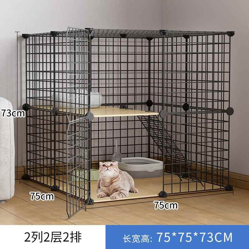 新猫笼子家用砂别墅清幼猫窝宠猫物可仓放猫盆猫舍室内小型猫咪猫