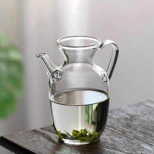 綠茶泡茶器仿宋玻璃執(zhí)壺宋壺功夫一人小茶壺泡茶家用茶杯套裝