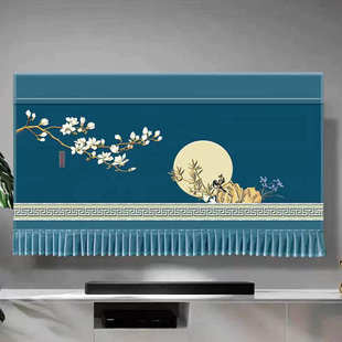 新品电视罩100寸液晶电视机挂式55 60 70 75 80寸中式防尘罩套