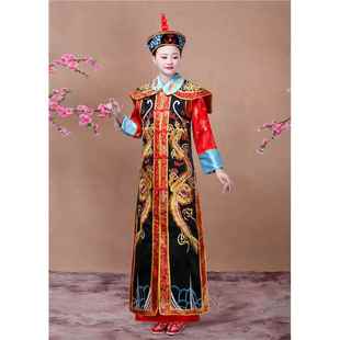 正品王清朝皇后服装古装满族女皇太后贵妃格服朝格女慈服禧演出写