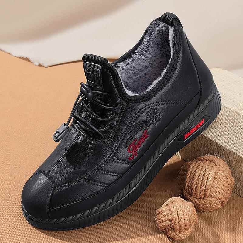 高档老北棉鞋女冬棉季加绒防布鞋防滑水加厚保暖老年人妈妈鞋奶奶