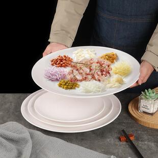 鱼生专用盘广西横县火锅生鱼片子葱姜蒜配料密胺商用餐饮饭店