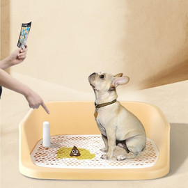 围栏式狗厕所树脂网格宠物，便盆贵宾泰迪柯基家用尿盆全套宠物用品