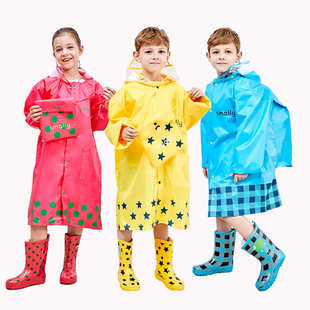 服小学生上学水带男小孩雨衣位全身书包儿童smally防雨专用女童防