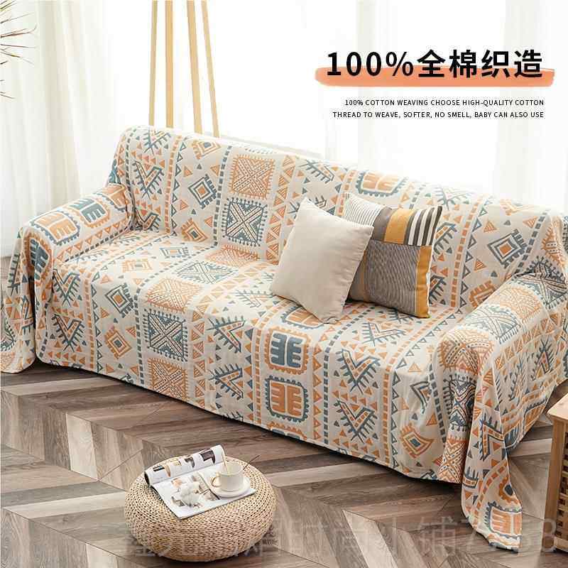 正品棉沙发盖布纯季通用能布艺防猫抓沙发垫子全包四万全盖沙发套