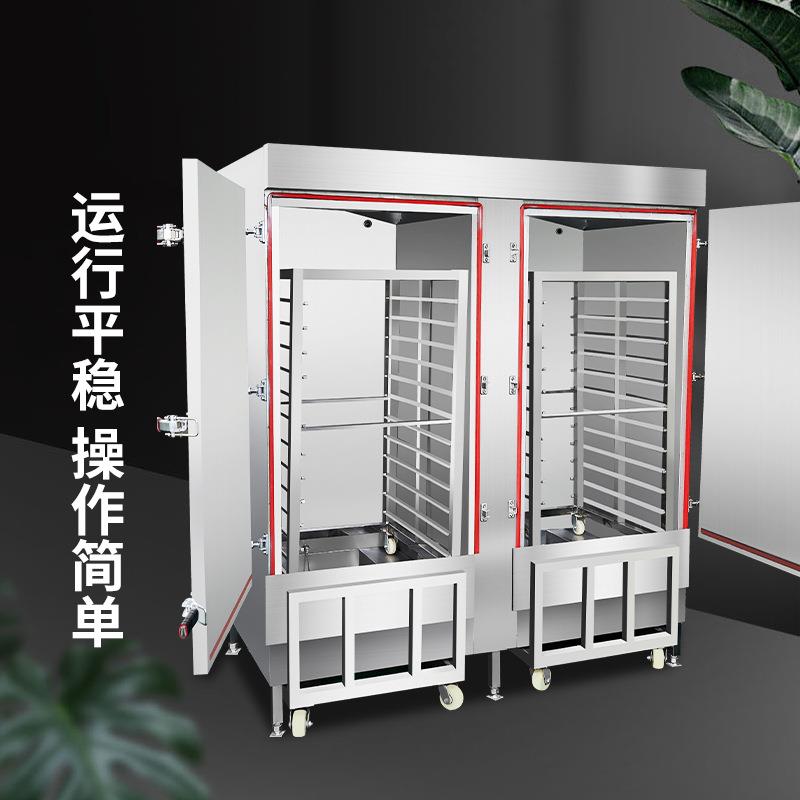 临沂馒头蒸房 双门馒头蒸房小车 凯明馒头蒸箱