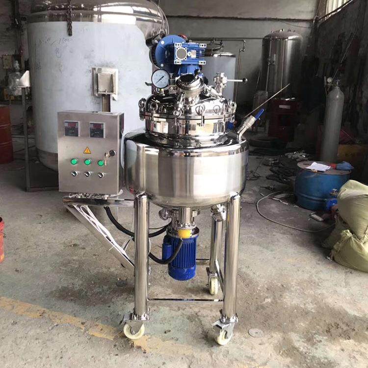 双电机乳化罐不锈钢异轴搅拌乳化罐果汁饮料电加热高剪切乳化罐