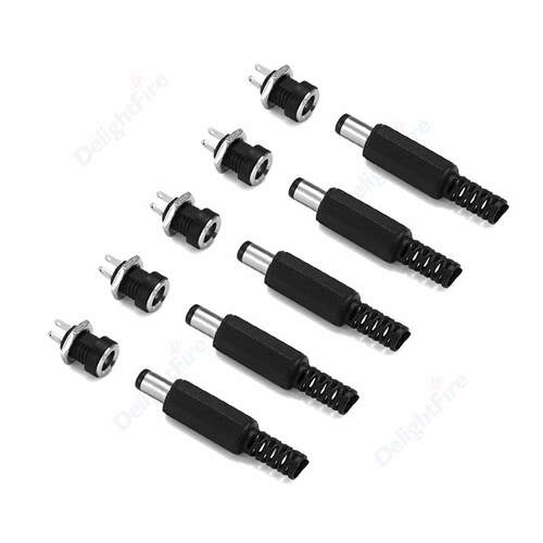 12V 3A 5.5mm 2.1mm Plug Socket DC Connectors DC Power Socket