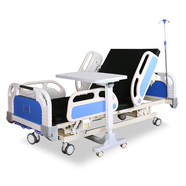 摇柄病床双摇护栏升降养老院护理床起背抬腿升降手摇三功能床
