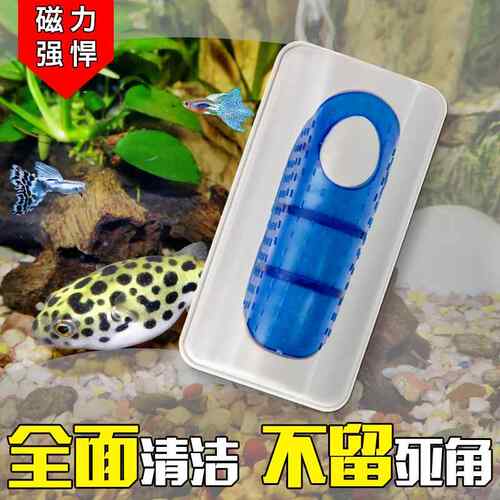 鱼缸刷磁力刷超强吸力松宝鱼缸擦清理刷配件除藻清洗清洁工具刷子