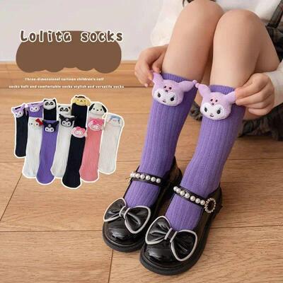 Anime Sanrio Kuromi My Melody Cinnamoroll Socks for Children