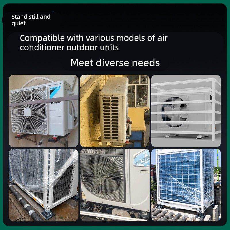 空调外机减震垫隔音降噪三元乙丙橡胶静音防震消音垫耐高温耐老化