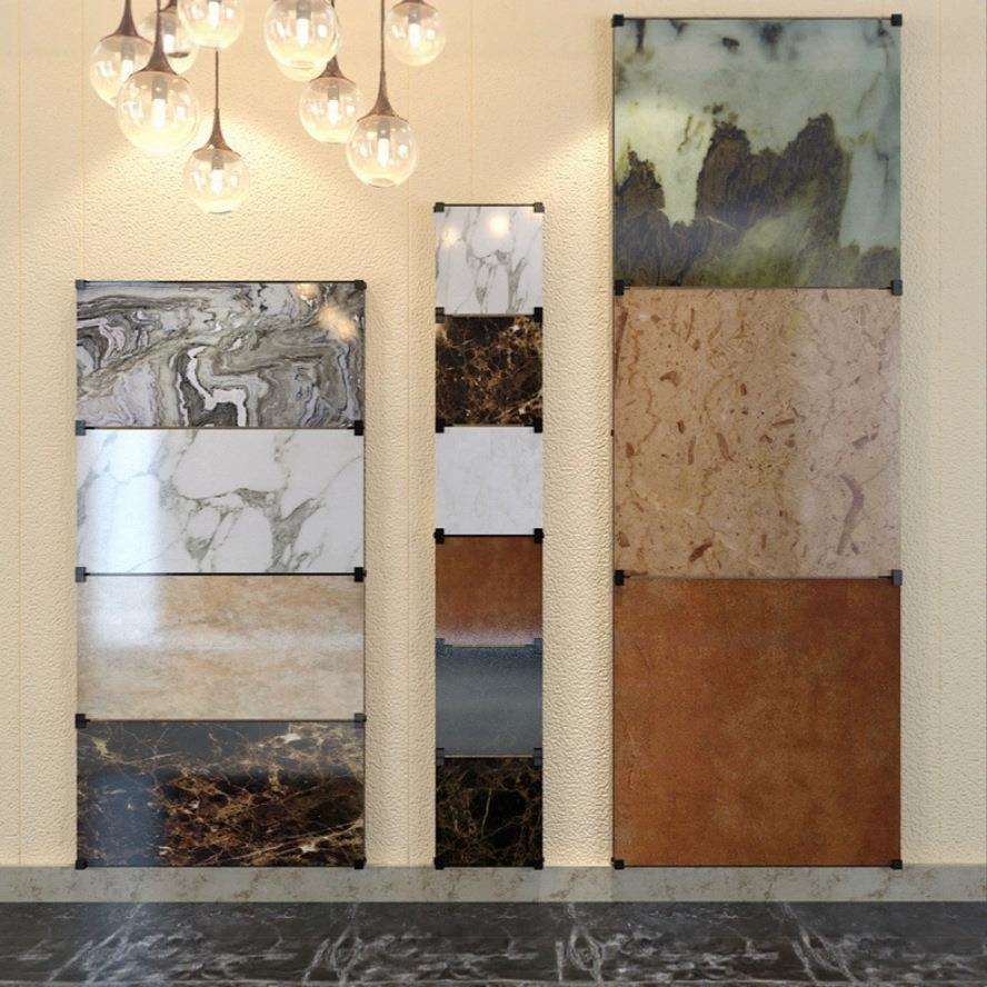 瓷砖展示架木地板石材样品架子地脚线瓷砖架地砖展架多功能