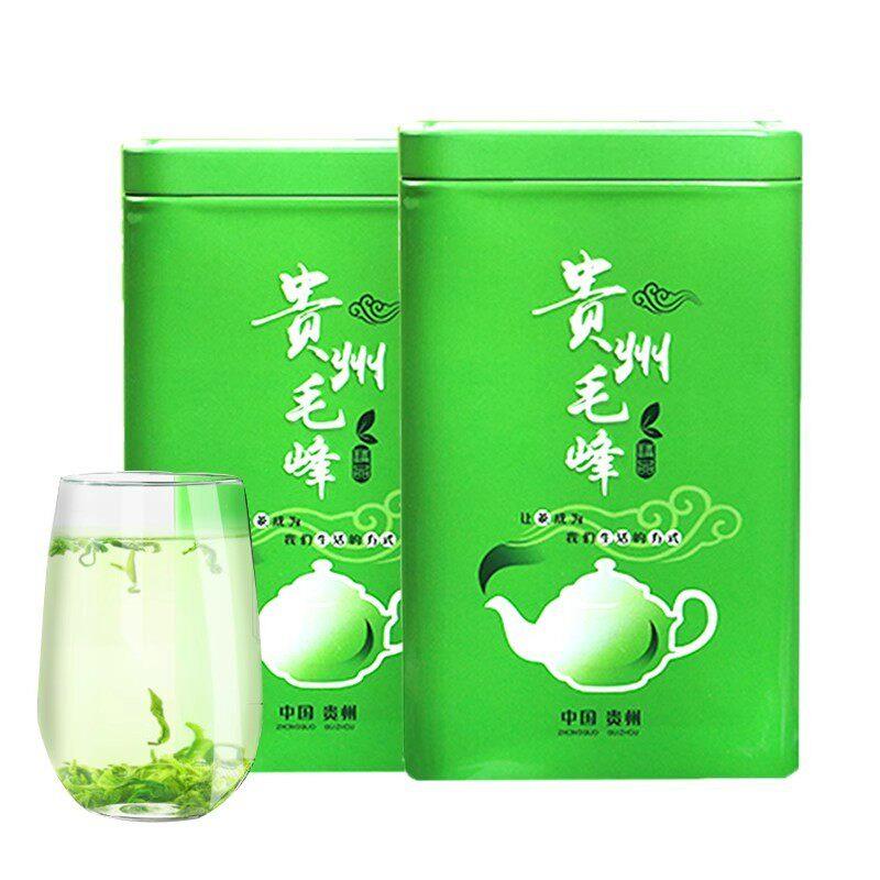 2026新茶贵州毛峰茶叶湄潭绿茶高山云雾茶毛尖春茶浓香型礼盒罐装