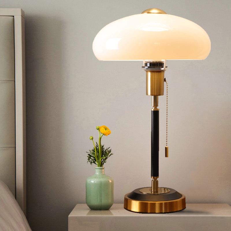 正品欧蘑菇台灯主卧床头灯漫北客厅书房创意个室性家用装饰温馨浪