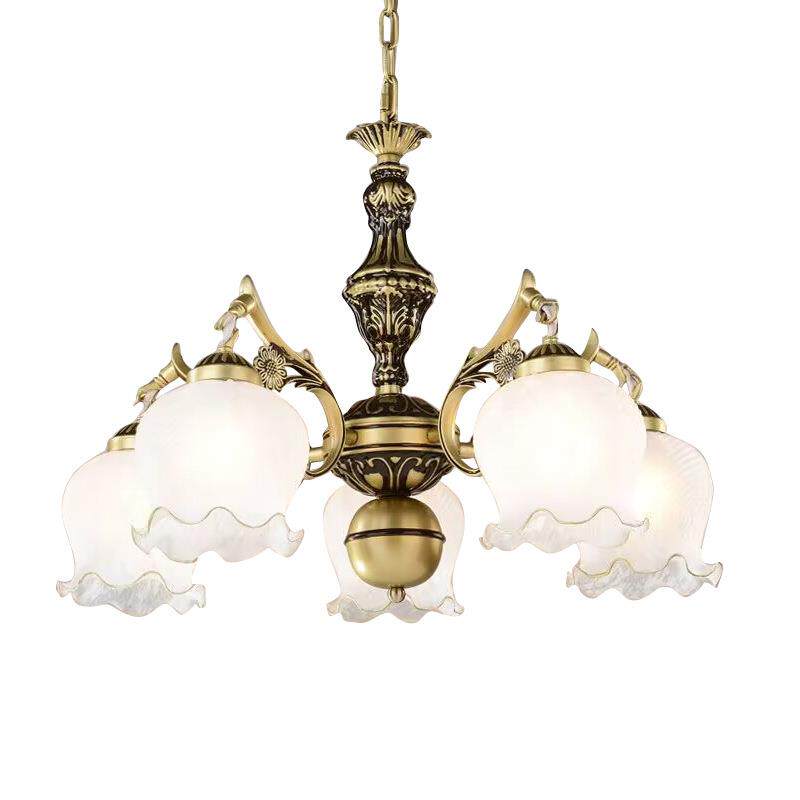 欧式吊灯复古卧室灯店铺影视创意美式仿古民宿餐厅简欧别墅古铜色