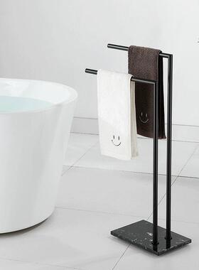 铜地旋转全毛巾架毛酒店浴室浴巾架家用卫生间折落叠巾杆DXK旋转