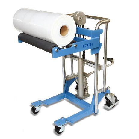 卷筒堆高搬运车塑料卷膜卷筒上料印刷机械配用工位车油压车