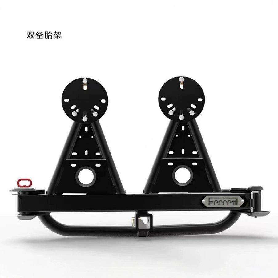 备胎架 越野车SUV备胎支架 拖车杠方口通用 Hitch Tire Carrier