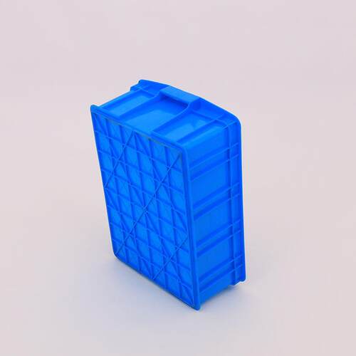 厚塑料周加转450-160箱 箱红黄蓝绿色输HWU熟料运箱 带盖物料盒