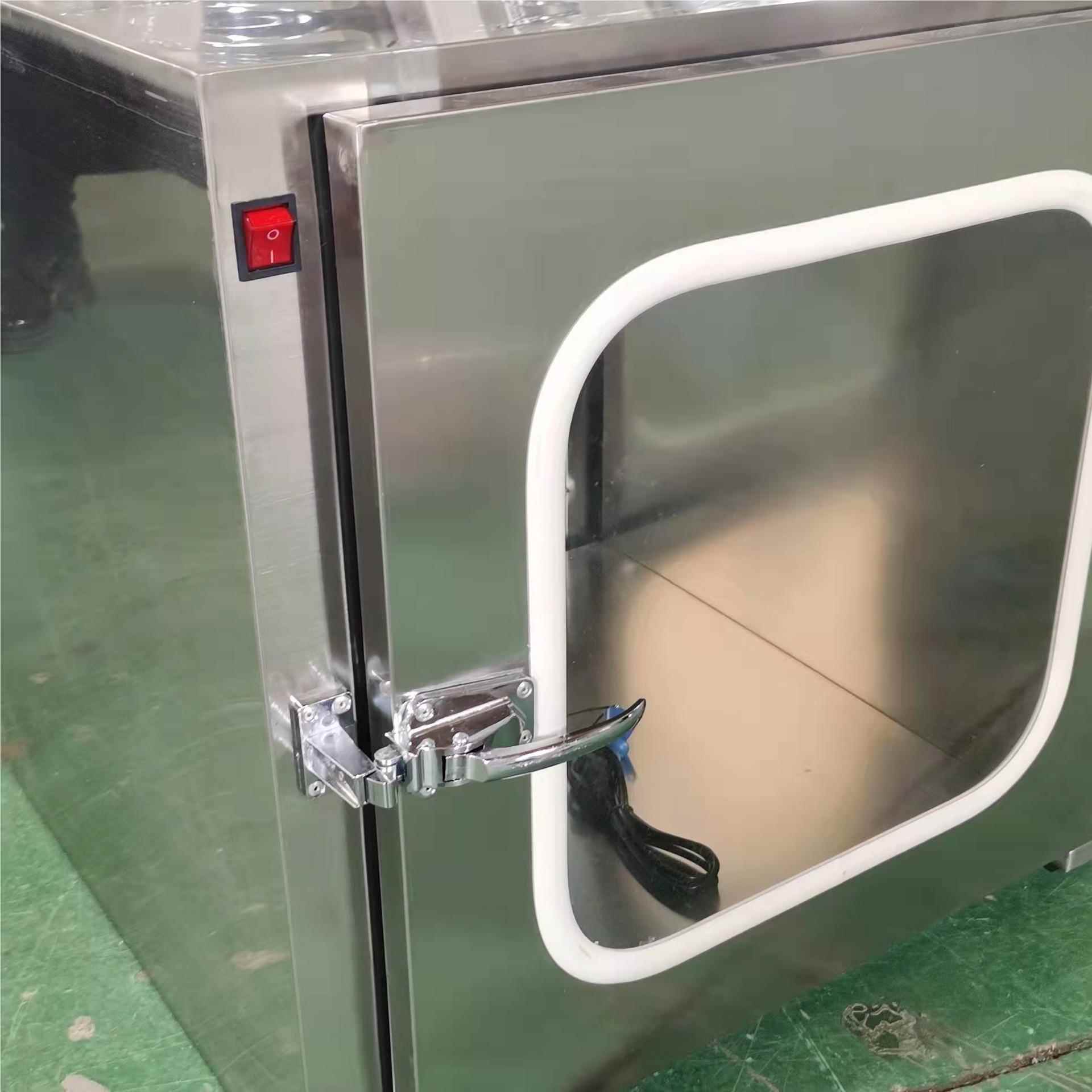 苏州洁传净车间不锈钢机械互锁传递窗子电联锁不锈钢340风淋递窗