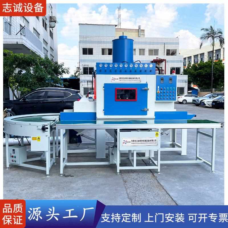 式五金新款喷砂平面铝型材木板门喷沙压铸件输送机机加工自动除锈