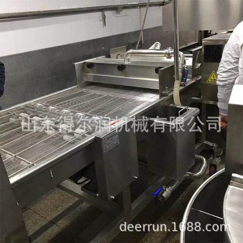 速冻薯条上浆机土豆条淋浆机防夹料设计休闲食品挂浆裹粉设备