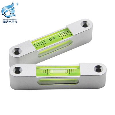 三窗观测水平泡8920条式水平仪便携式水准泡水平尺铝合金长条气泡